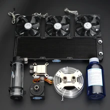 Syscoolking computer cooling water system cpu radiator gpu water block ice source computer water cooling cpu radiator fan desktop integrated cpu water cooled radiator mute set