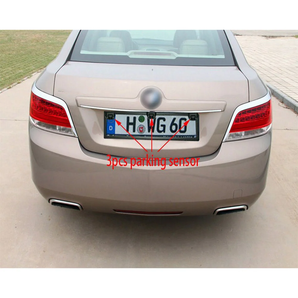 

Free Funching Car Reversing Radar With 3 Sensors LED Night Vision Reversing Parking Sensor Waterproof Monitoring Detector
