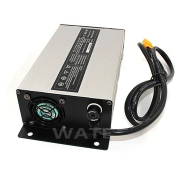 54.6ボルト13a充電器48ボルトリチウムイオン電池スマート充電器に使用13 s 48ボルトリチウムバッテリ入力220ボルトアルミケース