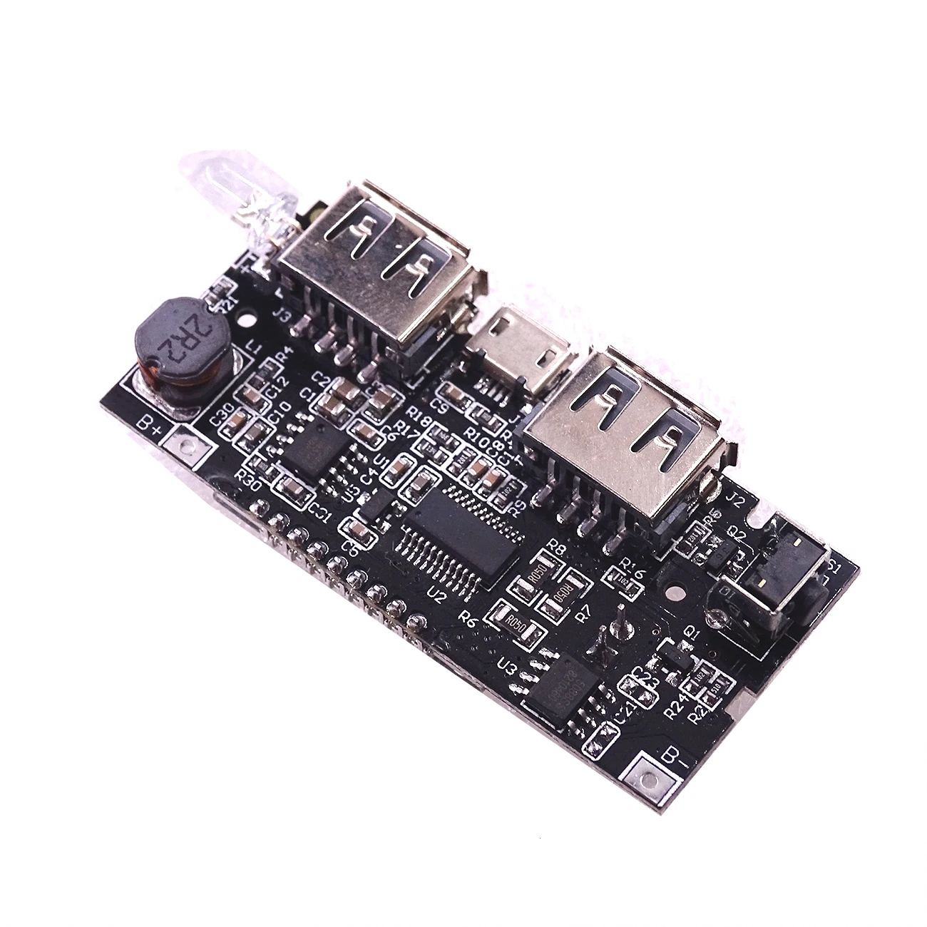 LCD Dual USB 5V 1A 2.1A Mobile Power Bank Module 2 LCD Dual USB 5V 1A 2.1A Mobile Power Bank Module