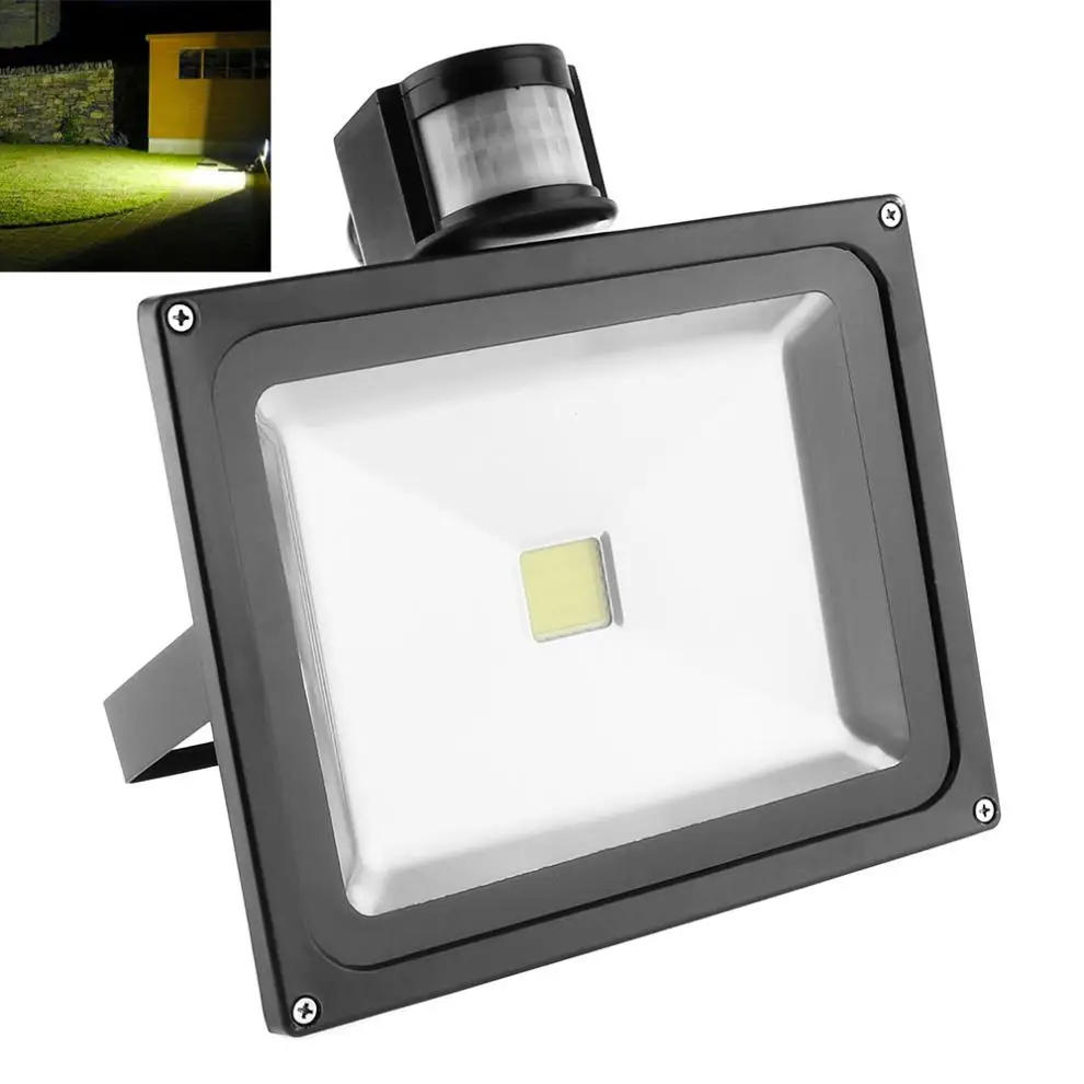 

Outdoor Waterproof IP65 30W 2700LM PIR Infrared Body Sensor LED Flood Light with 120 Degre Beaming Angel Support 90-240V