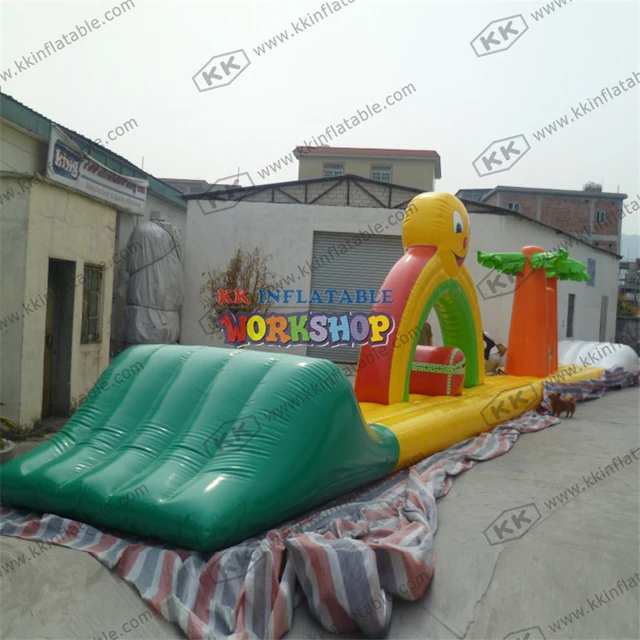 Water Pirate Clearance Theme , Inflatable Water Jump Obstacle Water Park Playground 2