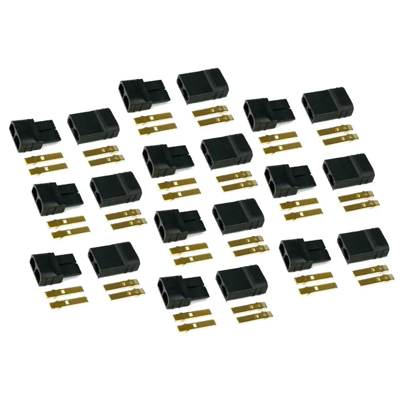 

10pcs(5 pairs) Traxxas/TRX Plugs Lipo/NiMh Brushless ESC Lipo Battery RC Connector Quadcopter Airplane