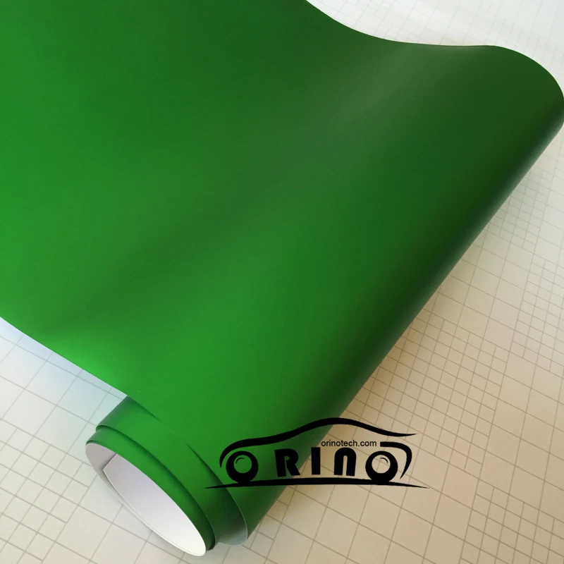 Chrome Metallic Apple Green Vinyl Wrap-5