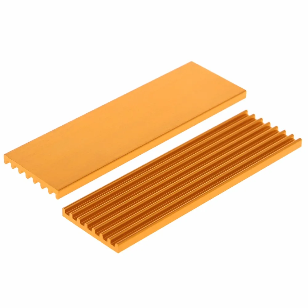 1Pc Aluminum Radiator Heatsink For M.2 PCIE Solid State Disk SSD 2280 70x22x3mm Heat Sink C26