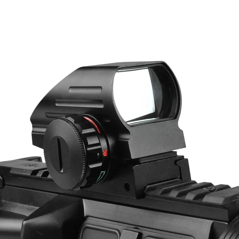 Ferroviário para a Caça Apto para 20mm Visão Óptica Holográfica Vermelho Verde Reflexo Laser Dot Sight Scope Picatinny 1x33mm 3 1x33mm visão óptica holográfica vermelho verde reflexo