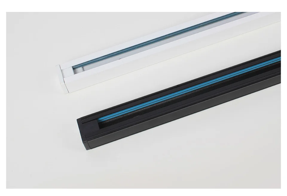 Aisilan Скандинавский современный стиль светодиодный треклайт рельс черный белый 0,5 для потолочного прожектора алюминиевый+ медный провод