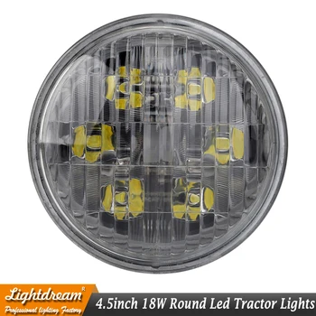 

PAR36 Cross Lens Replaces Rear Outside Front Fender Work Light RE336112, RE285628, RE336111 18W Round Led Work Tractor lights x1