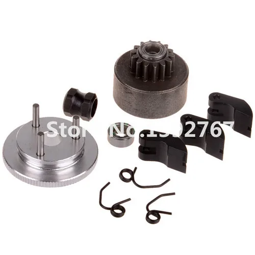 

1 Set RC Car Clutch Bell Gear Bearing Clutch Shoe Spring Flywheel Assembly sets 10031 For HSP 1/8 Buggy Upgrade Part 81020