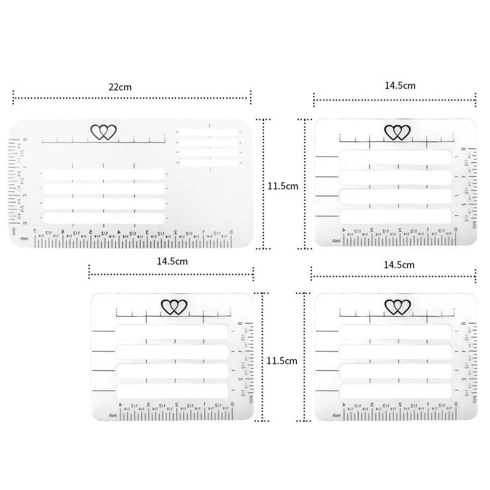 4 шт набор прозрачных трафаретов для адресации, пригласительных конвертов, открытки с буквами, шаблоны, линейки, почерк, практика