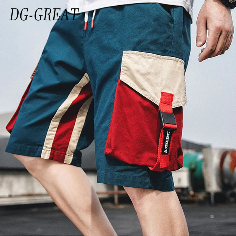 Шорты мужские летние модные Шорты повседневные мужские мешковатые брюки с несколькими карманами повседневные штаны модные брюки