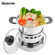 Жидкость из нержавеющей стали, крепкий алкоголь, плита, небольшой горячий горшок, для улицы, для дома, для студента, кастрюля для общежития, кухонная посуда