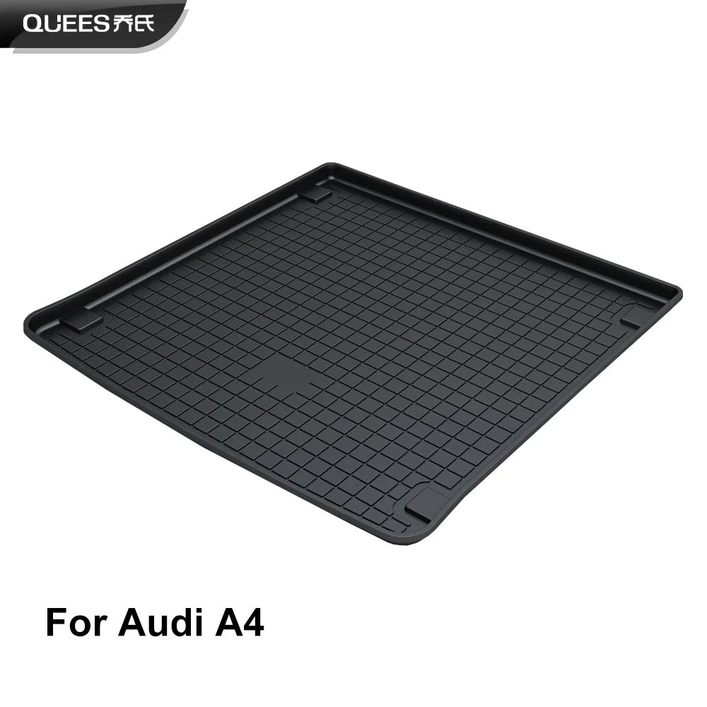 

QUEES Custom Fit Cargo Liner Tray Trunk Floor Mat for Audi A4 B8 2009 2010 2011 2012 2013 2014 2015 2016