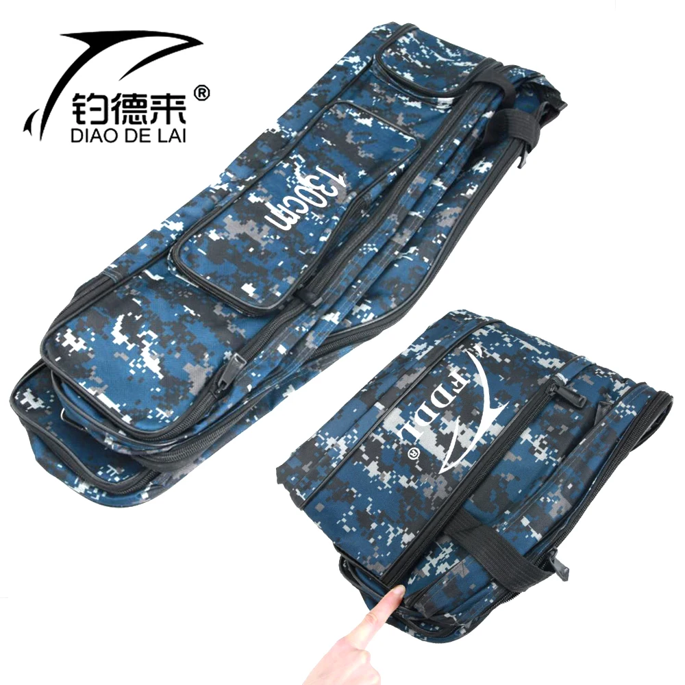 

FDDL 1.1/1.2/1.3/1.5m Canvas Fishing Bag Outdoor Multifunctional Fishing Rod Carrier Bags