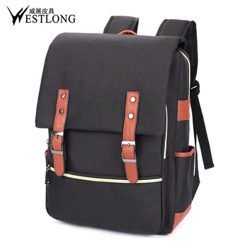 

3T52 Men Oxford Backpack Laptop Backpack Portable Women's Backpacks Female Casual Fashion Backpacks Preppy Style School Bag