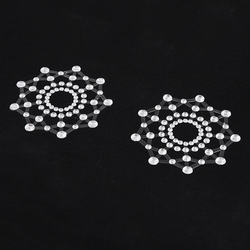 Petali Per Seno In Silicone - 2 Coppie Riutilizzabili, Autoadesive E Impermeabili, Con Custodia In Raso, Ideali Per Abiti Scollati E Costumi