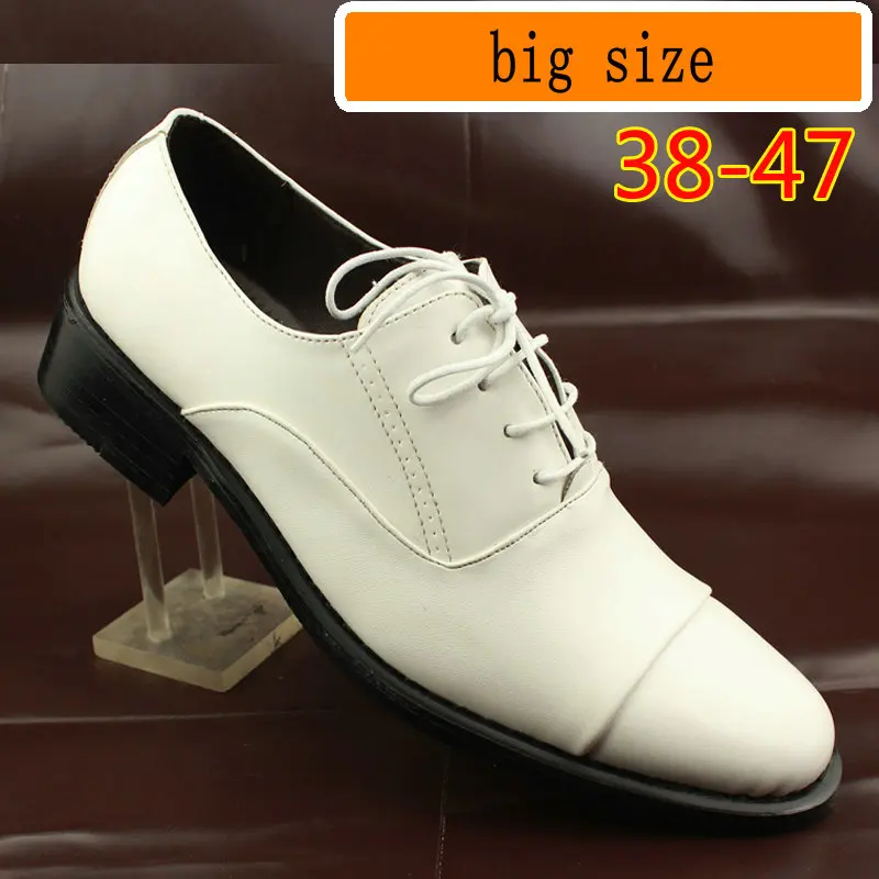 Мужские кожаные туфли для взрослых, Мужские модельные туфли в деловом стиле, свадебные туфли для офиса, туфли для папы, туфли-оксфорды на шнуровке, большие размеры 46 47, AA-82