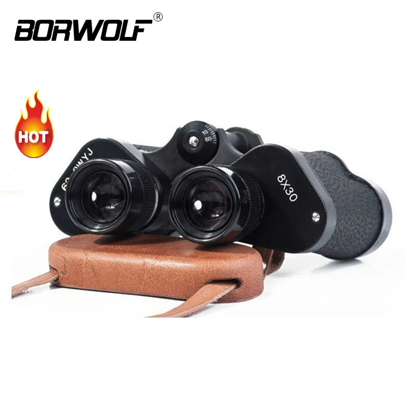 Borwolf армейский 62 Тип 8x30 бинокль высокой четкости телескоп Военный полностью металлический водонепроницаемый