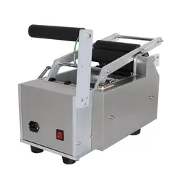 Полуавтоматическая Круглый Этикетировочная машина Бутылка электрический принтер кодирования упаковочная машина Выдающиеся цифровой
