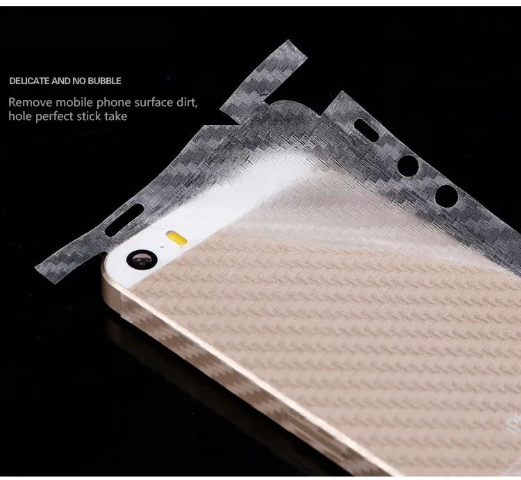2016NEW matte transparent back film stickers for iphone 44s55sin mobile screen protector highscreen (5)