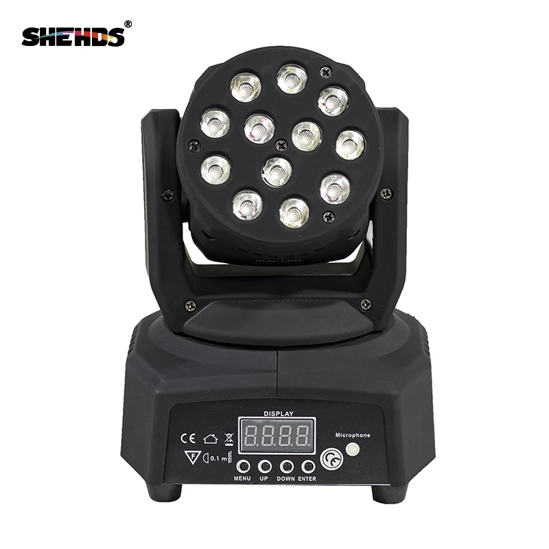 

Fast Shipping Mini LED Moving Head Wash 12x3W RGB Stage Lighting For Party DJ Equipment DMX512 Disco Night Lights