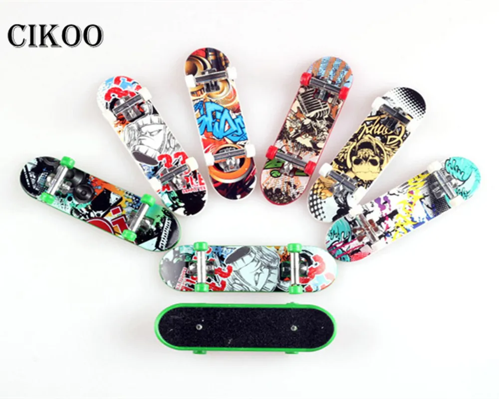 

CIKOO Alloy Stand FingerBoard Mini Finger boards Skate trucks Finger Skateboard for Kid Toys Children Gift