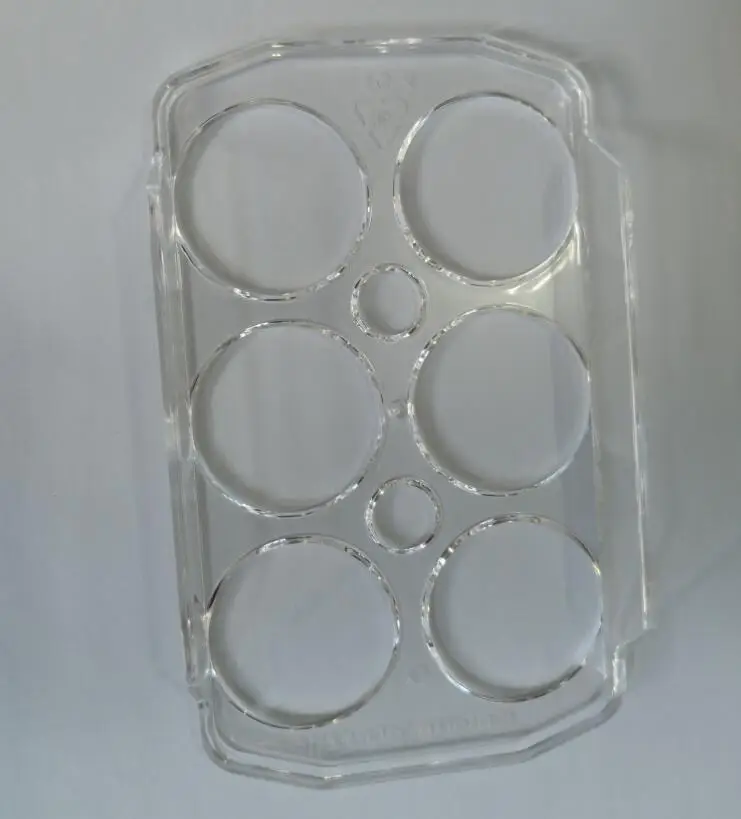 Quality Refrigerator Parts 6 Holes Transparent Plastic Egg Case Replacement For Haier Universal Fridge 159x95x23mm Refrigerator Parts Aliexpress