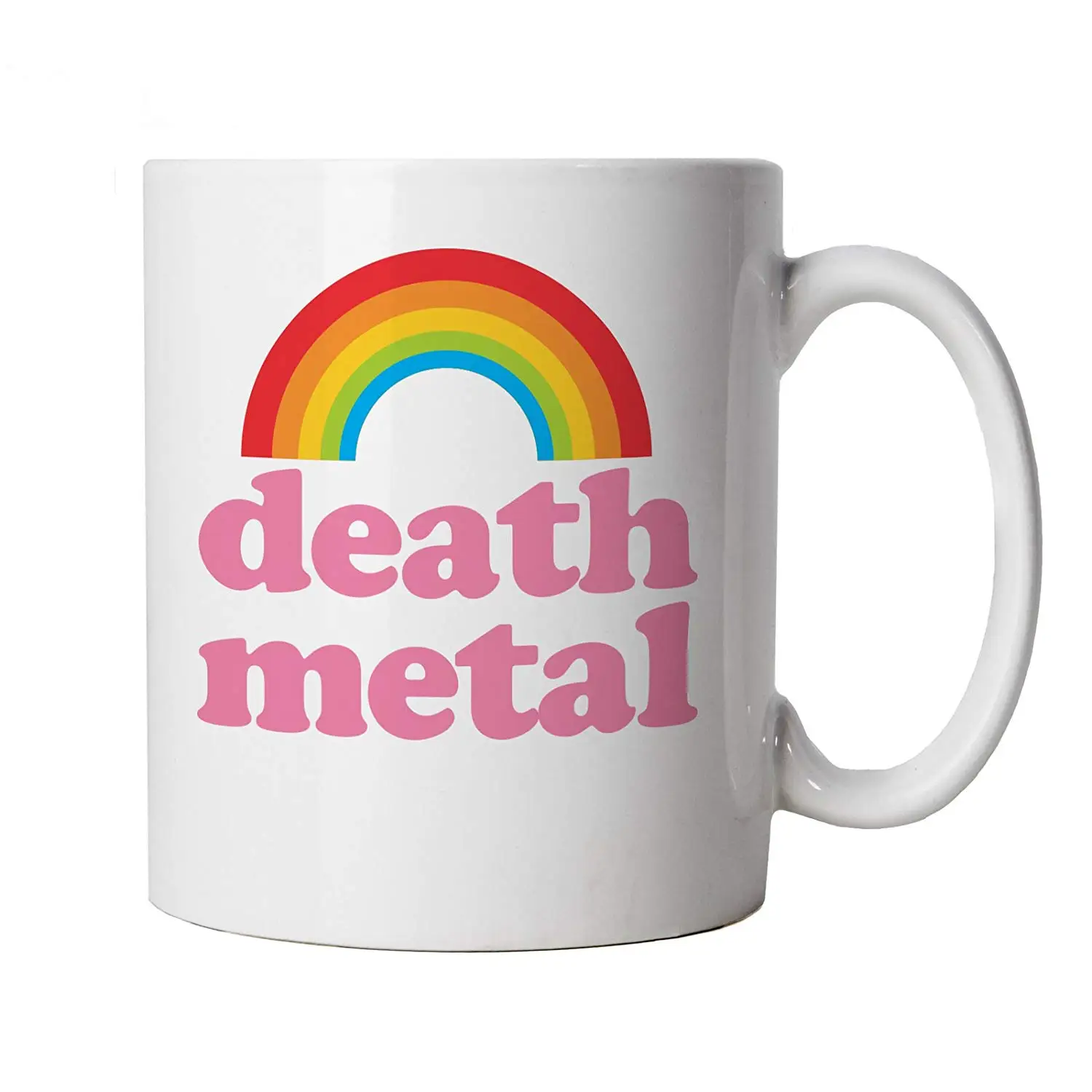 Металлическая Радужная кружка Death|Кружки| |