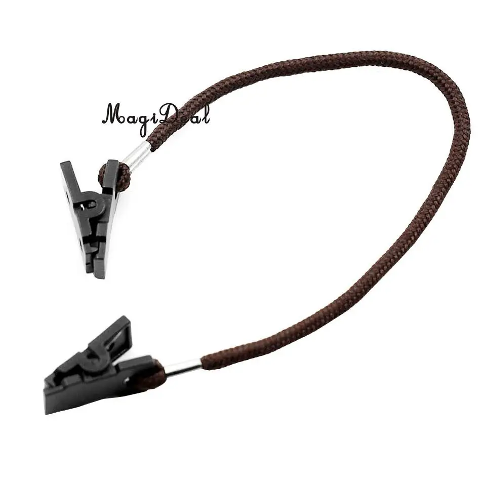 MagiDeal  Outdoor Hat Scarf Wind Clip Lanyard Rope Cord for Camping Hiking Travell Climbing Equipment Clothes Hat Bag Tools Acce