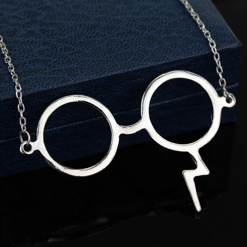 Jual Film H P Sekitar Kalung Kacamata dengan Bekas Luka Petir Kalung siswa Unisex Hadiah Perhiasan rantai kalung