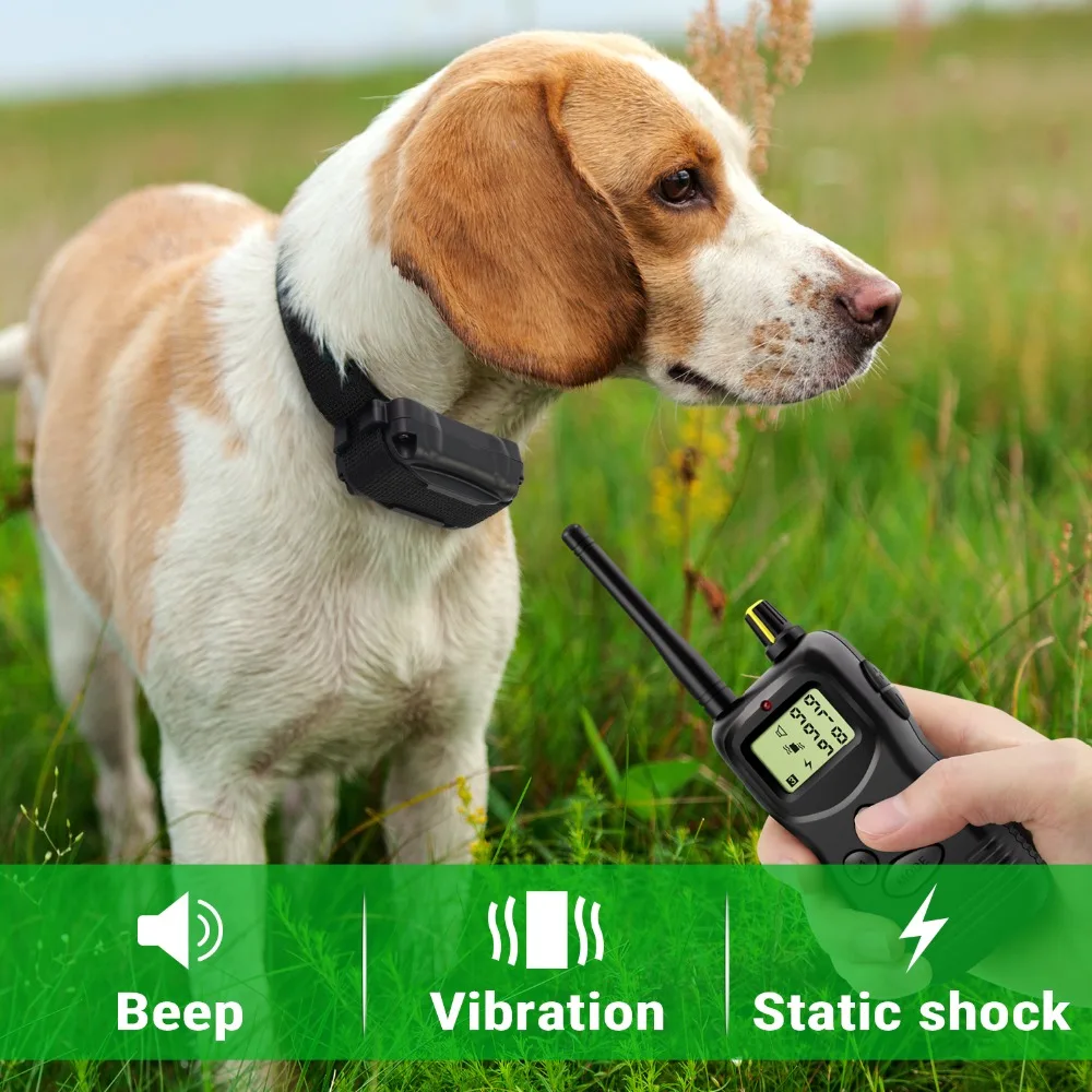 Ошейник Petrainer 900 3 для дрессировки собак с электрошоком ЖК дисплеем|dog training|dog training