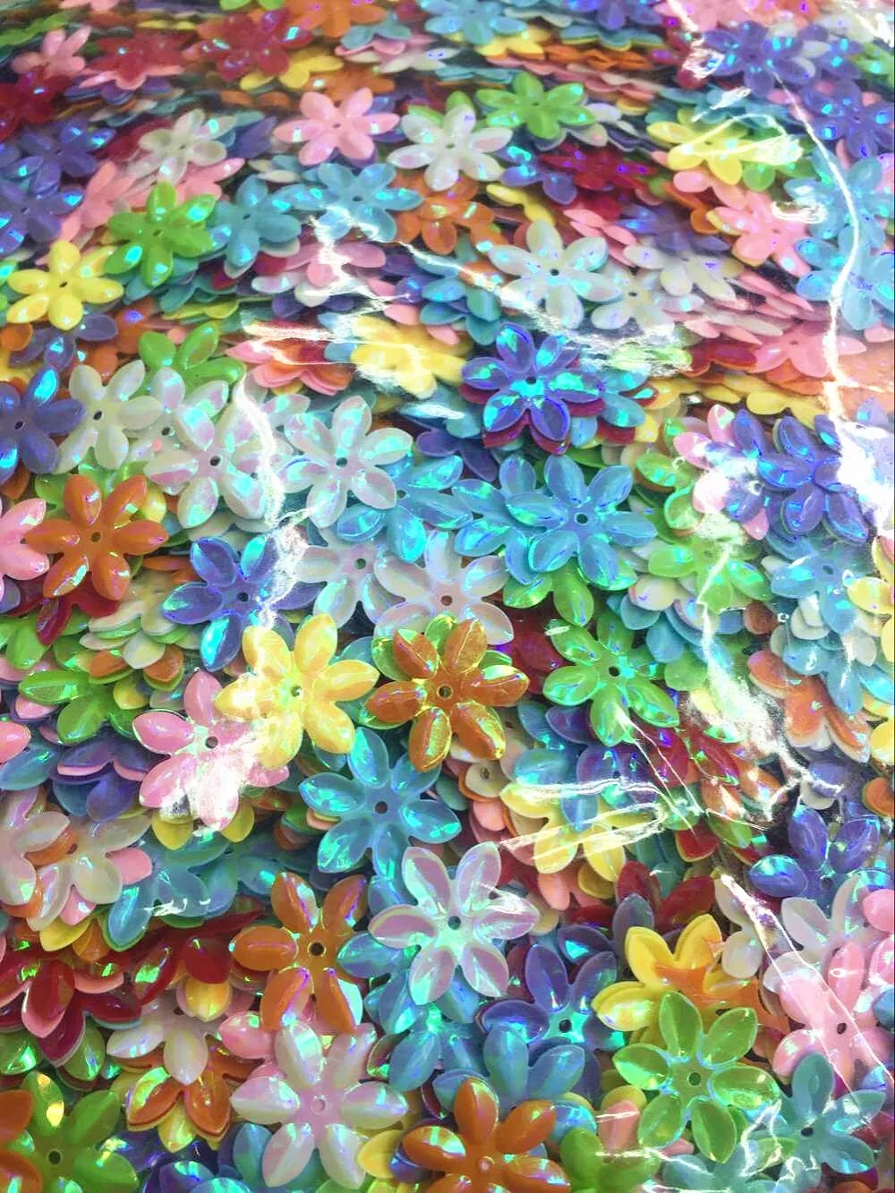 Buy 30g/lot Flower Sequins 13mm PVC Sequin Large