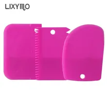 3 шт./компл. Пластик массового скребок для помадки, пирога, печенья Резак Масло скребок тесто резак скамья разбрасыватель удобрений Ножи Кухня инструменты дома Применение