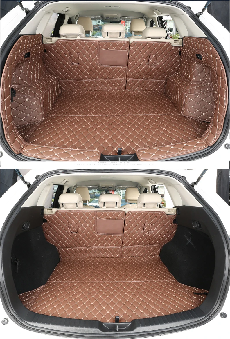 Lsrtw2017 волокна кожи багажник автомобиля коврик для mazda CX-5 2013
