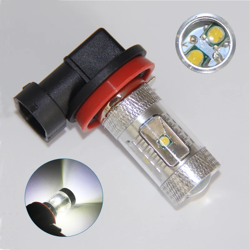 1pc 30W H11 H8 H9 LED Car DRL Daytime Running Light Fog Lamp bulbs