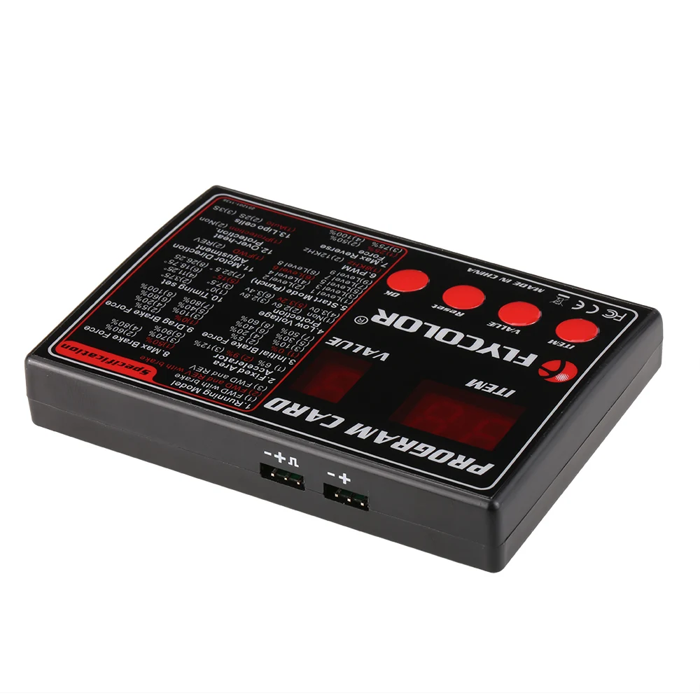 

High Quality Durable Original Programing Card for RC Cars ESC Electronic Speed Controller Parts