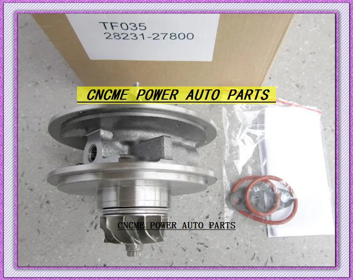 TURBO Cartridge CHRA TF035 28231-27800 49135-07300 49135-07301 49135-07302 49135-07100 Turbocharger For HYUNDAI Santa Fe 06-09 D4EB D4EB-V 2.2L CRDi 150HP (6)