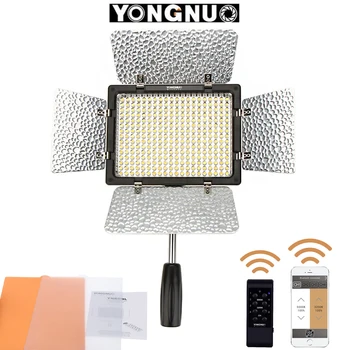 

YONGNUO YN-300 III Adjustable Color LED Camera Video Light for Canon Nikon Samsung Sony with IR Remote Phone Operation