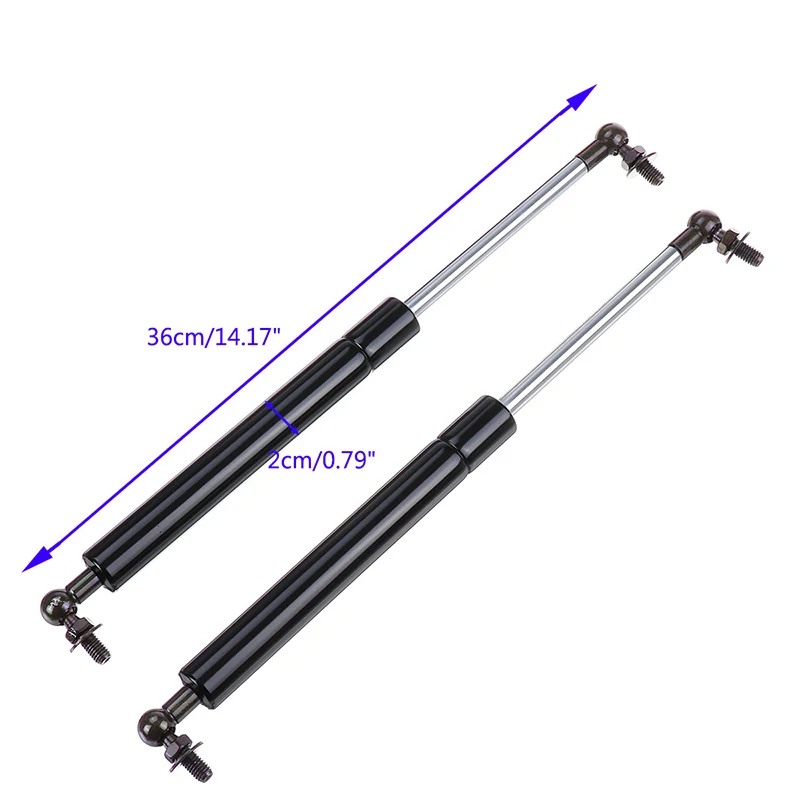 

Black Tailgate Gas Struts Accessories Shock Exterior Metal For Nissan Navarra D23 NP300 14-18
