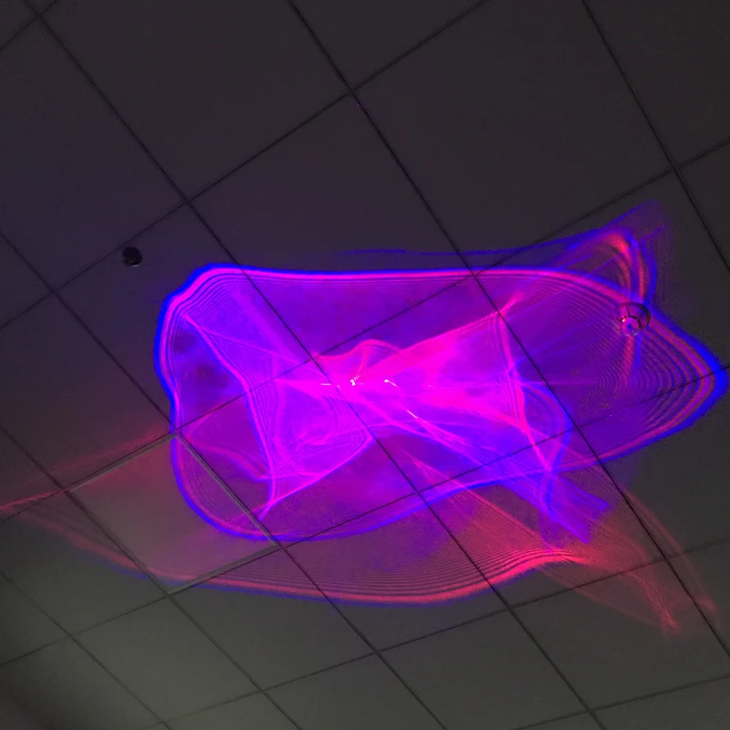 Sharelife мини DMX RGB гипнотический лазерный проектор Aurora DJ с автоматическим звуком для