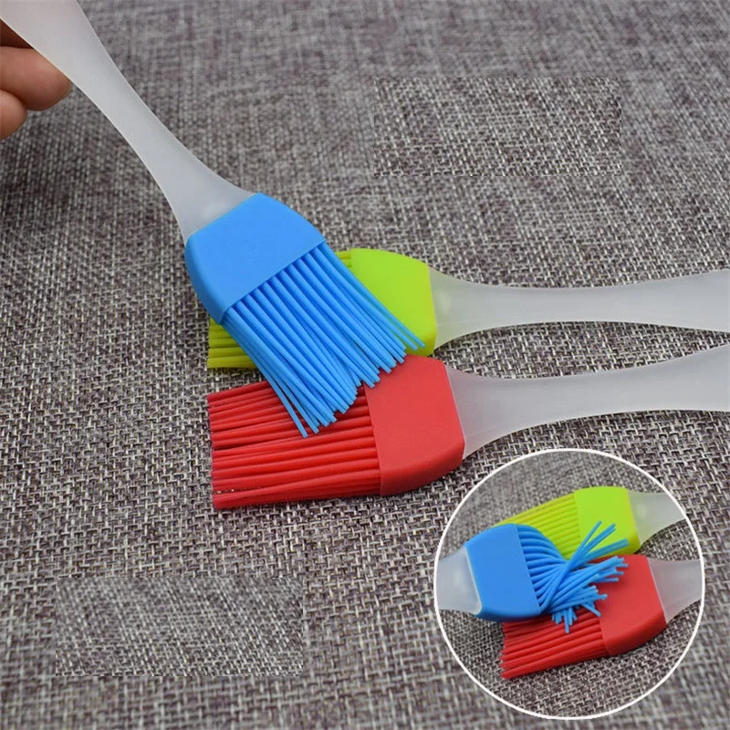 

Silicone Bread Basting Brush BBQ Baking DIY Kitchen Cooking Tools Magic Cleaning Brushes Easy to Clean Wash Brushes