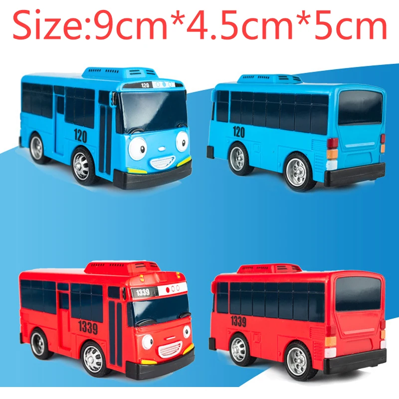 4 шт./компл. масштабная модель маленький автобус детский миниатюрный автобус пластиковые детские oyuncak garage tayos автобус игрушки для детей подарок на год