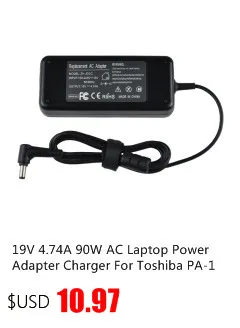19в 4.74а 90W Универсальный адаптер питания зарядное устройство для acer Asus Dell hp lenovo samsung Toshiba ноутбук 18.5в 19.5в 20в