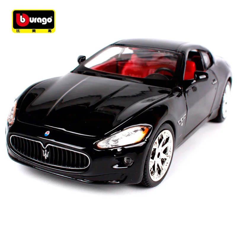Модель автомобиля Bburago 1:24 Maserati GT Gran туризм игрушка из литая под давлением новинка