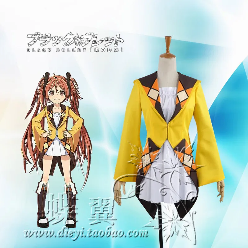 Free Shipping font b Anime b font Black Bullet Aihara Enju font b Cosplay b font