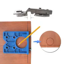 35mm Hinge Jig ABS Plastic Hinge Installation Hole Wood Drill Guide Hinge Woodworking Hole Opener Door Cabinet Accessories Tool handle installation jig woodworking tools