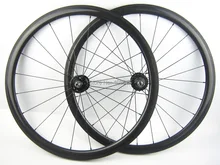 single speed bike wheel carbon fiber bicycle wheel set 700C 38mm clincher fixed gear fixies or tubular
