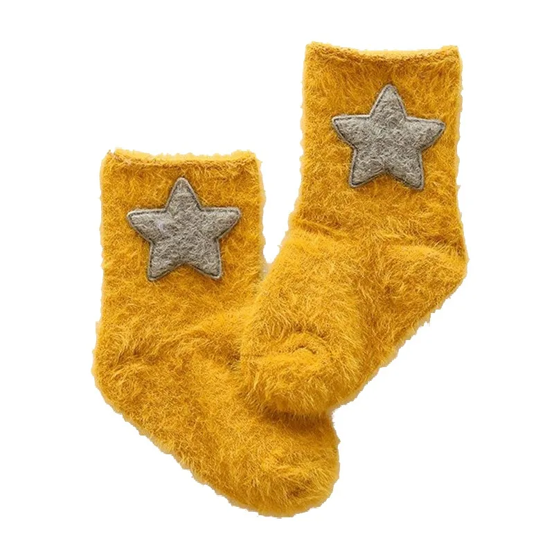 Uinisex/Детские Носки Теплая махровая одежда для детей от 0 до 36 месяцев зимние Бархатные Носки-тапочки для малышей Аксессуары для младенцев, хлопковые носки для мальчиков и девочек