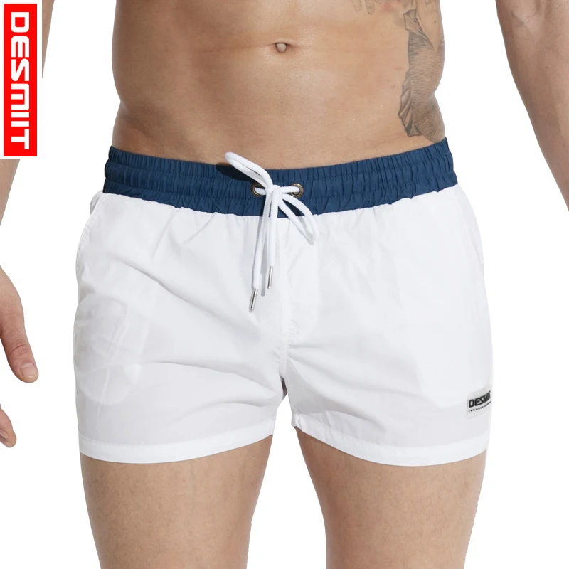 

Men's swimming trunks nylon quick dry loose swwimwear liner mesh board shorts swim drawsting men swimsuits sweat running joggers