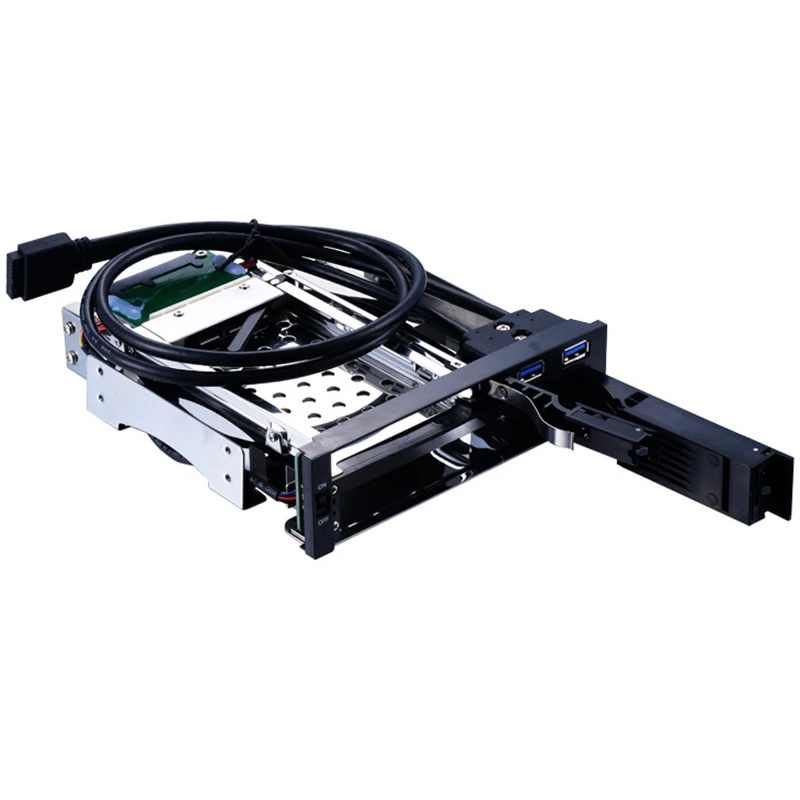  Carcasa de aluminio Sata de 25 pulgadas a 35 bandeja de Caddy de disco duro Sata Backplane 525 pulg